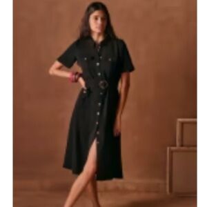 Sezane Raquel Dress Noir. - Size 40 NWT
